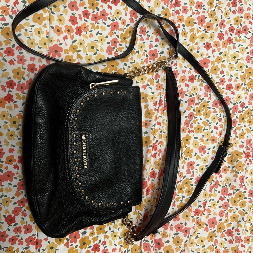 Michael Kors Black Leather